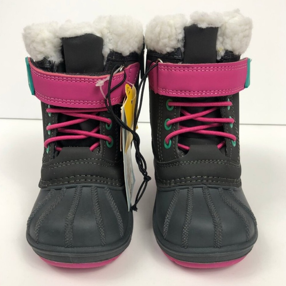 NWT Toddler Girl’s  Cat & Jack Journey Winter Snow Boots Size 5 Shoe Waterproof